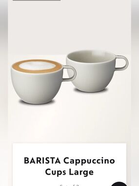 🖤 NEW Nespresso Cappuccino Cups